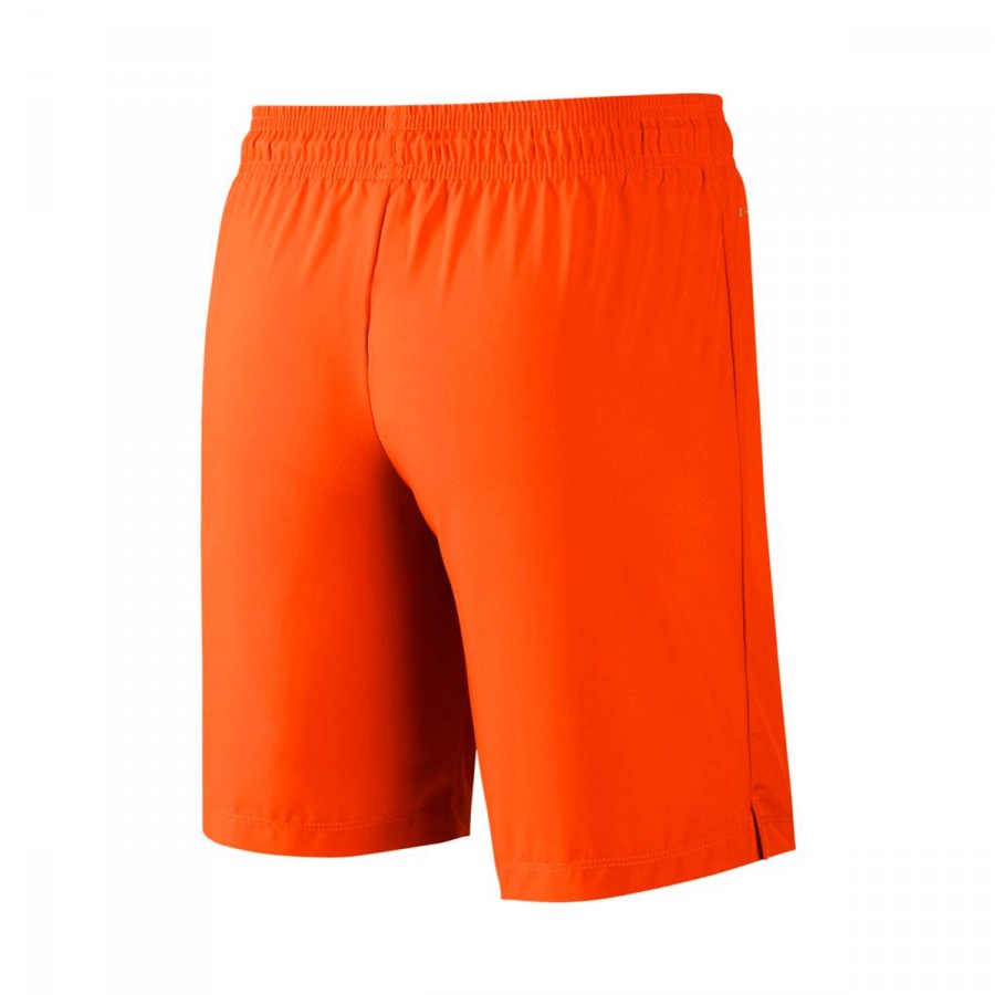 nike woven logo shorts orange