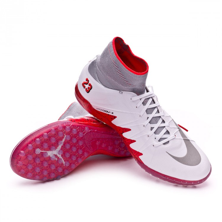 Zapatilla HyperVenomX Proximo Neymar Turf White Reflect silver Light crimson Black Zapatilla HyperVenomX Proximo Neymar Turf White Reflect silver Light crimson Black