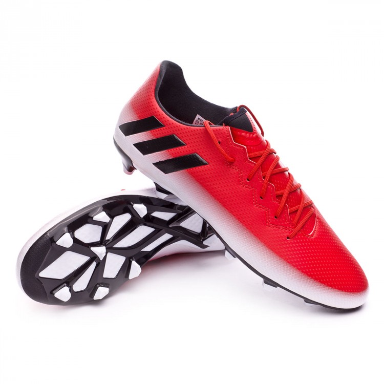 botas messi rojas