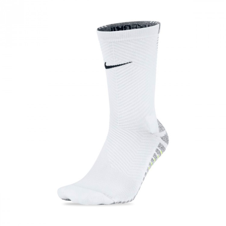 Calcetines Nike Grip Strike Light Crew White-Black - Tienda de fútbol Fútbol  Emotion