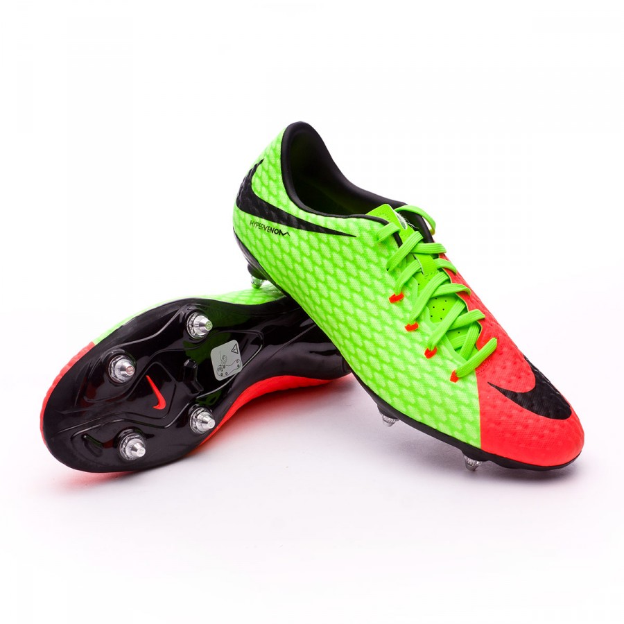 nike hypervenom orange green