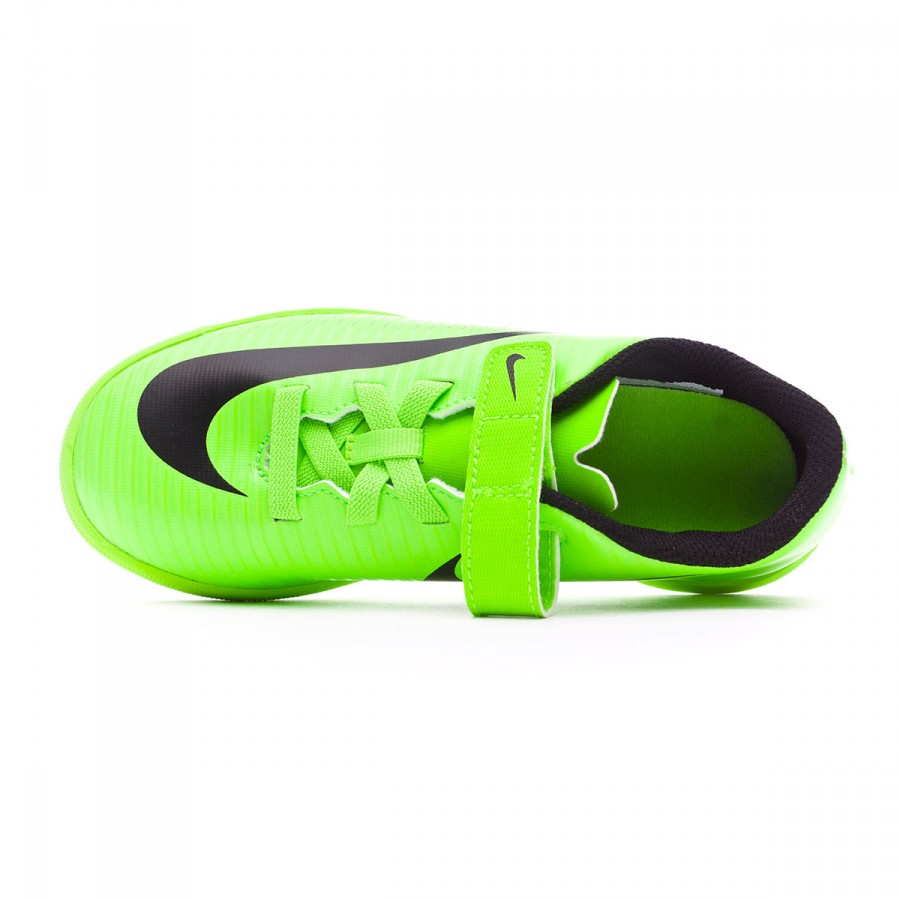 Tacón Sin corto Futsal Boot Nike Jr MercurialX Vortex III v. IC Electric green-Black-Flash lime-White - Football store Fútbol Emotion Tacón Sin corto Futsal Boot Nike Jr MercurialX Vortex III v. IC Electric green-Black-Flash lime-White - Football store Fútbol Emotion