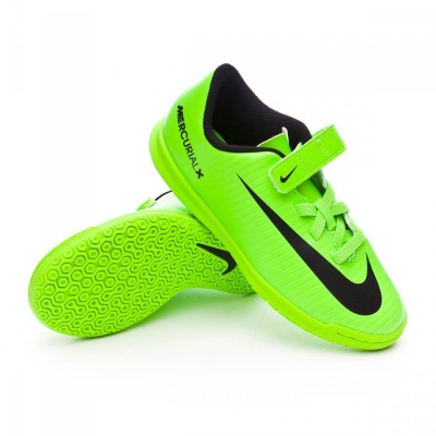 Futsal Boot Nike Jr MercurialX Vortex III v. IC Electric green-Black-Flash  lime-White - Football store Fútbol Emotion