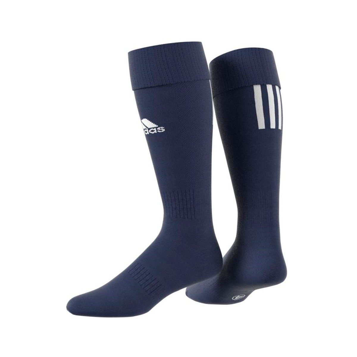informatie Er is een trend Gehuurd Football Socks adidas Santos 3 Stripe Navy blue-White - Fútbol Emotion