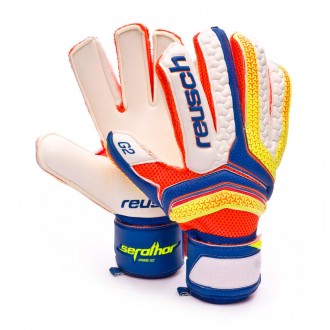 Luvas  Reusch Serathor Prime G2 Dazzling blue-Safety yellow