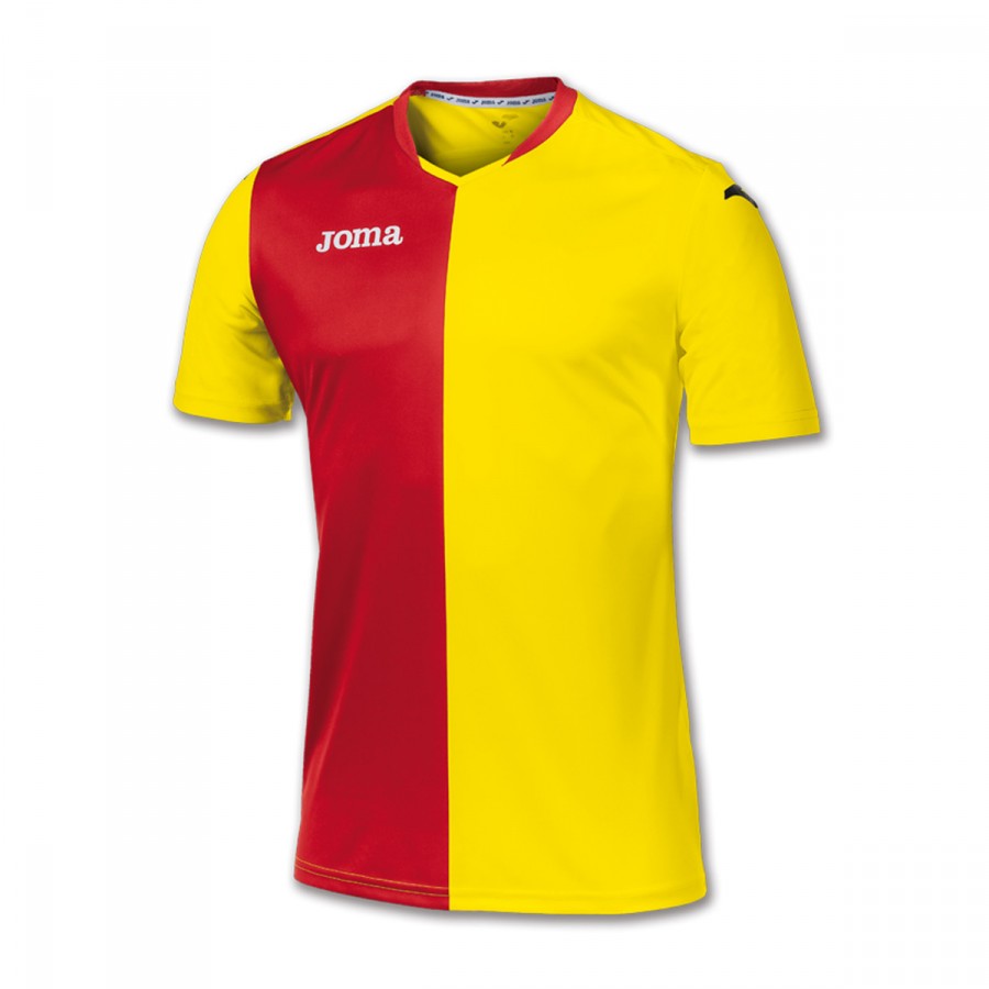Equipe De Foot Maillot Rouge Et Jaune Maillot Joma Premier m/c Jaune-Rouge - Fútbol Emotion