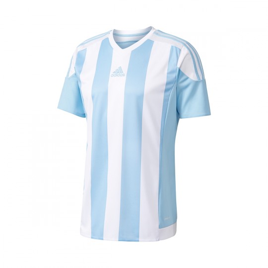 Jersey adidas Striped 15 SS Sky blue-White Jersey adidas Striped 15 SS Sky blue-White