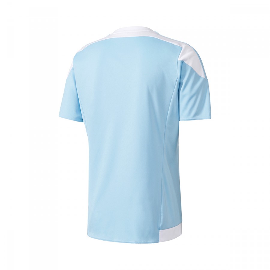 Camiseta adidas Striped 15 m/c Celeste-Blanco - Tienda de fútbol Fútbol  Emotion