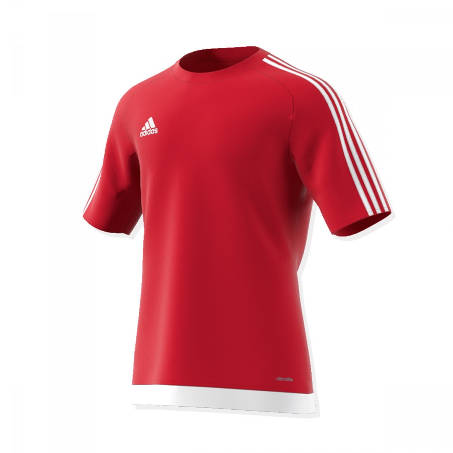 Camiseta adidas Estro 15 m/c Rojo-Blanco - Tienda de fútbol Fútbol Emotion