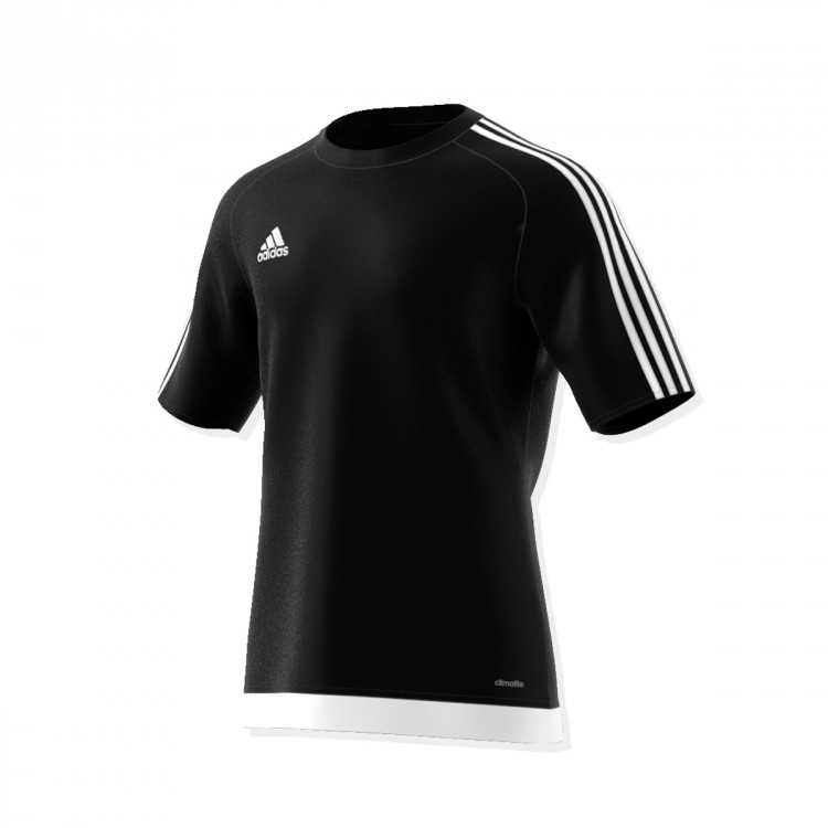 Playera adidas Estro 15 m/c Negro-Blanco - Tienda de fútbol Fútbol Emotion