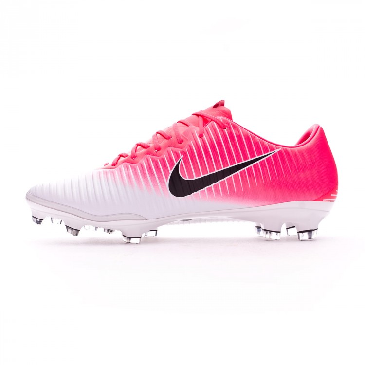 white and pink nike football boots