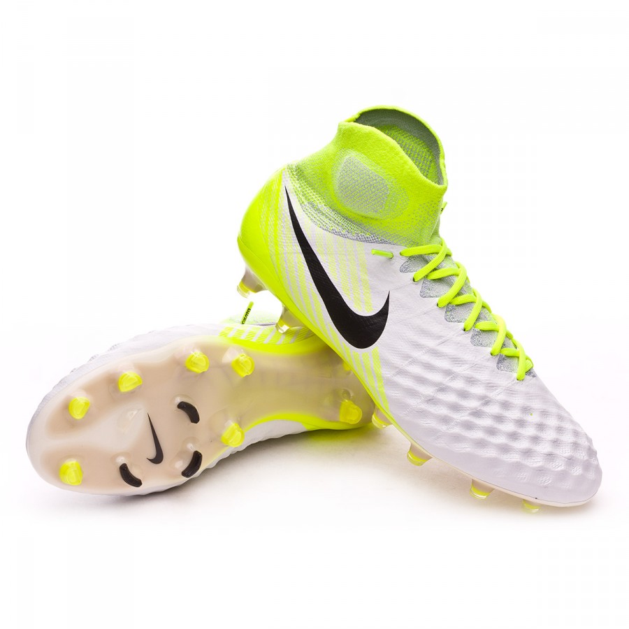 Bota de fútbol Nike Magista Obra II ACC FG White-Volt-Pure platinum -  Tienda de fútbol Fútbol Emotion