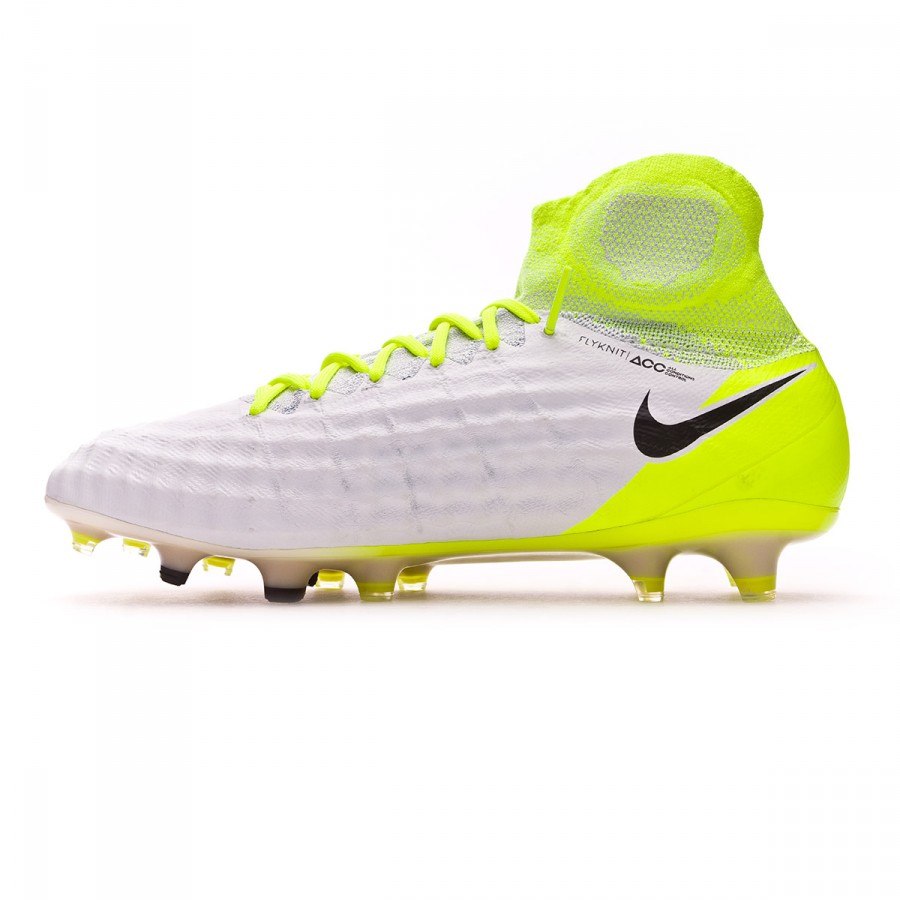 Bota de fútbol Nike Magista Obra II ACC FG White-Volt-Pure platinum -  Tienda de fútbol Fútbol Emotion