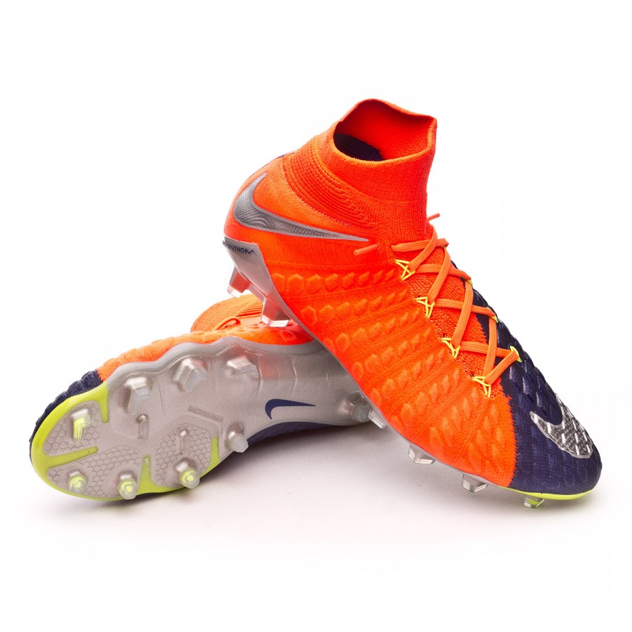 nike hypervenom blue and orange