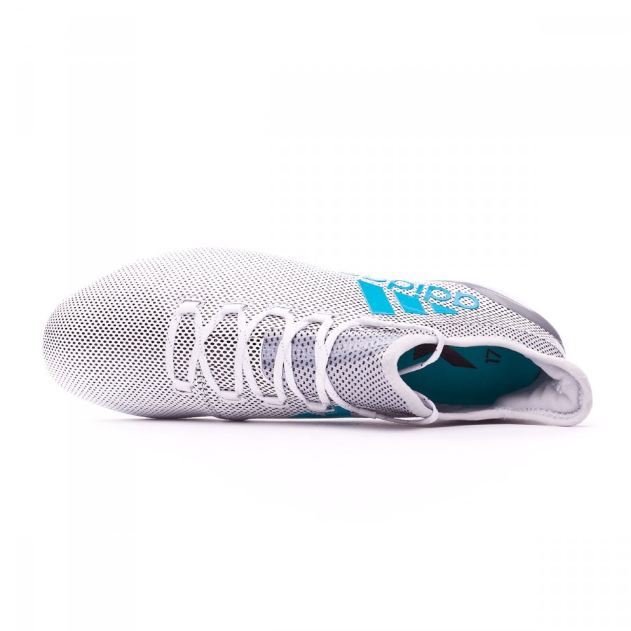 Football Boots Adidas X 17 1 Fg White Energy Blue Clear Grey