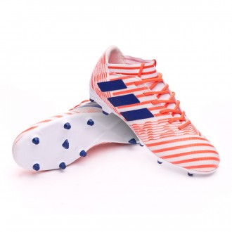 Chuteira  adidas Nemeziz 17.3 FG Mulher White-Mystery ink-Easy coral