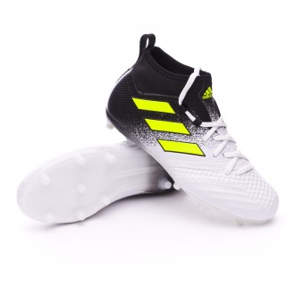 Chuteira  adidas Ace 17.1 FG Crianças White-Solar yellow-Core black