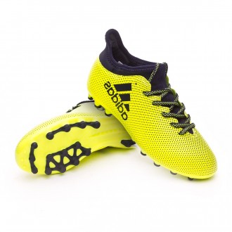 Chuteira  adidas X 17.3 AG Crianças Solar yellow-Legend ink