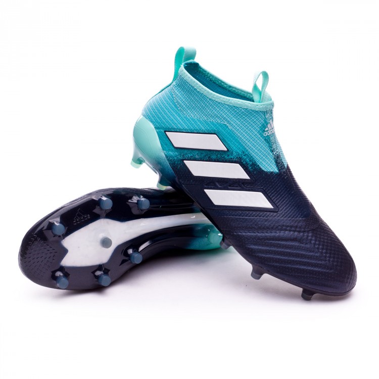 Bota de fútbol adidas Ace 17+ Purecontrol FG Energy agua-White-Legend ink -  Tienda de fútbol Fútbol Emotion