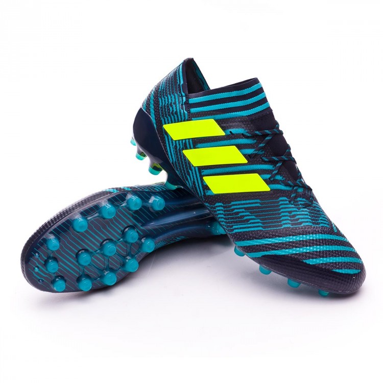 Football Boots adidas Nemeziz 17.1 AG Legend ink-Solar yellow-Energy blue -  Football store Fútbol Emotion