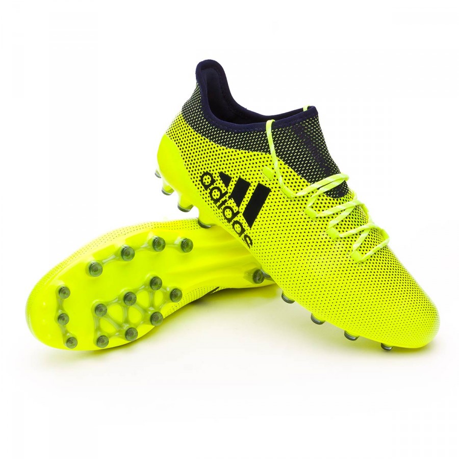 Scarpe adidas X 17.1 AG Solar yellow-Legend ink - Negozio di calcio Fútbol  Emotion