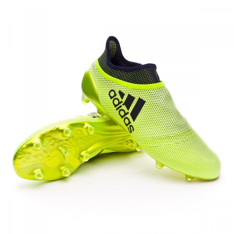 Boot adidas X 17 Purespeed FG Solar yellow-Legend ink - Football ... CATEGORY