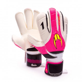 Luvas  HO Soccer One Roll Finger UCG Rosa-Branco