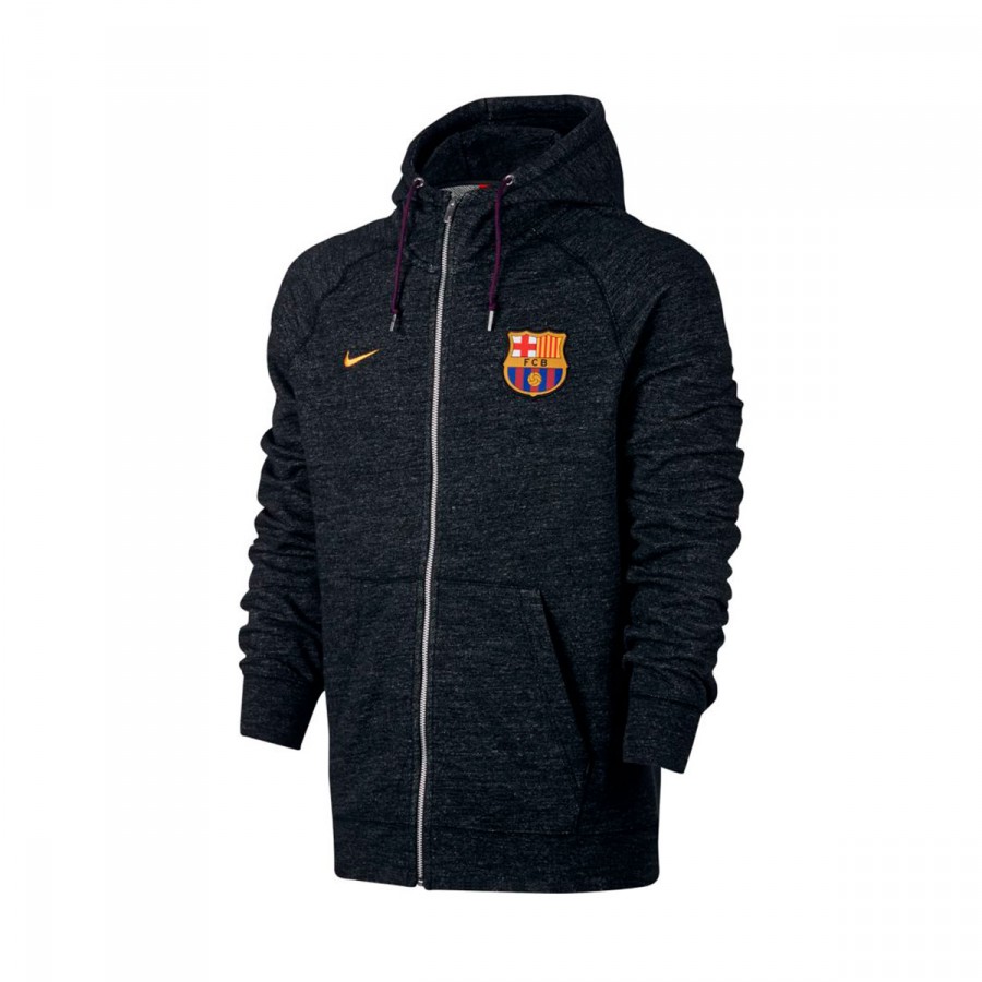Capucha Fc Heather 2017 Chaqueta 2018 Barcelona Nike Nsw Black g1vIvq