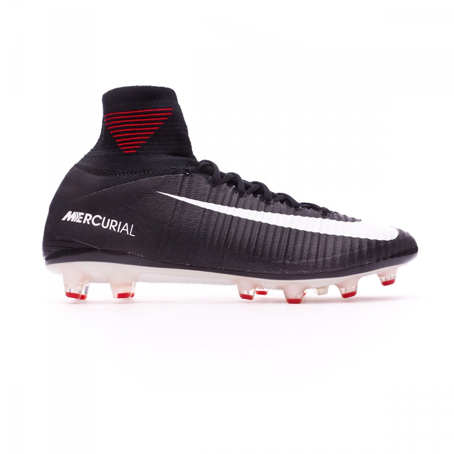 Bota de fútbol Nike Mercurial Superfly V Acc Black-White-Dark Grey - Emotion