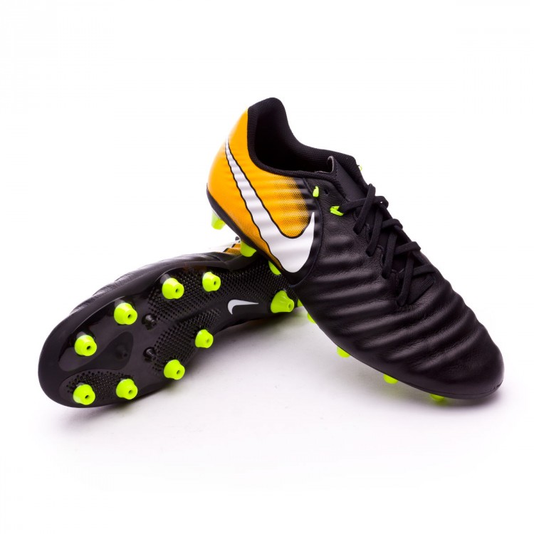 Boot Nike Tiempo Ligera IV AG-Pro Black-White-Laser orange-Volt - Leaked  soccer