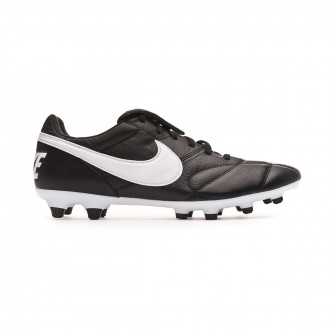Chuteira Nike Tiempo Premier II FG Black-White