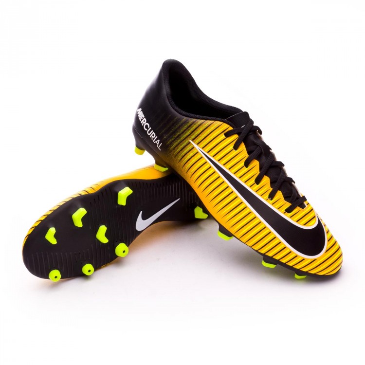 Scarpe Nike Mercurial Vortex III FG Laser orange-Black-White-Volt - Negozio  di calcio Fútbol Emotion