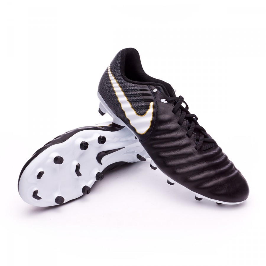 Football Boots Nike Tiempo Ligera IV FG Black-White - Football store Fútbol  Emotion