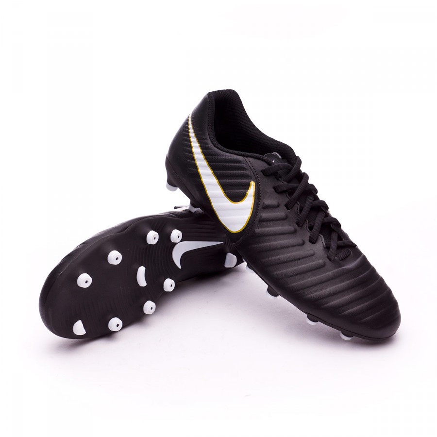 Football Boots Nike Tiempo Rio IV FG Black-White - Football store Fútbol  Emotion