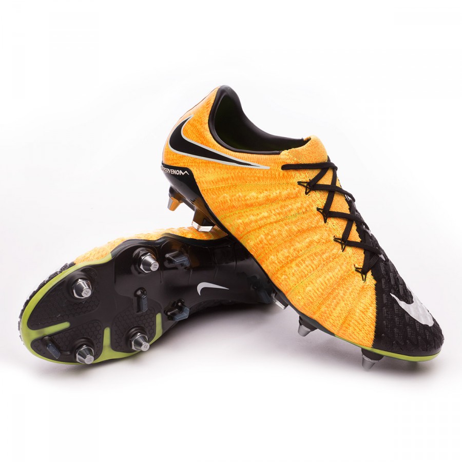 nike hypervenom orange black