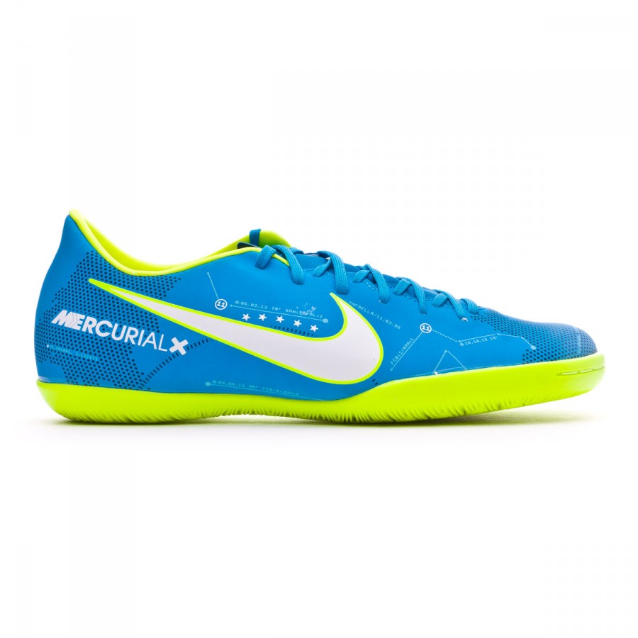Zapatilla Nike MercurialX Victory VI IC Neymar Blue orbit-White-Armory navy  - Tienda de fútbol Fútbol Emotion