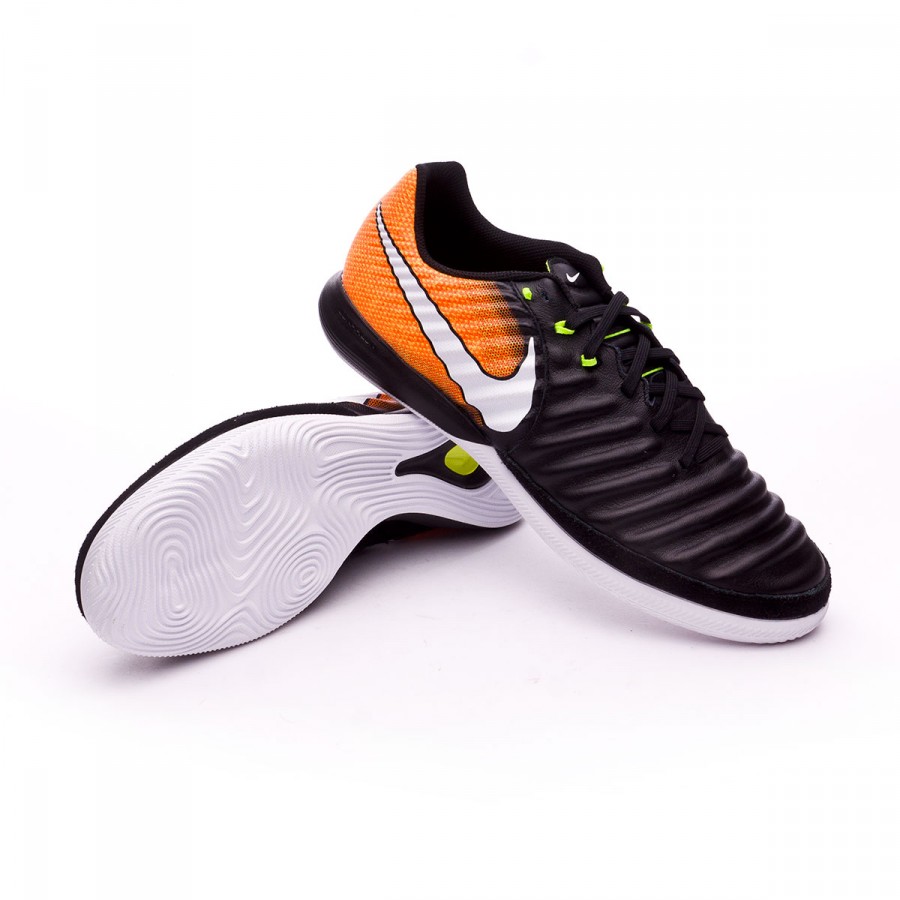 nike tiempo futsal black