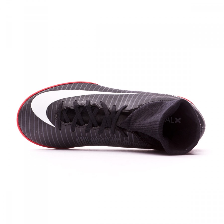 Zapatilla MercurialX Victory VI DF IC Niño Black White Dark grey University red Zapatilla MercurialX Victory VI DF IC Niño Black White Dark grey University red