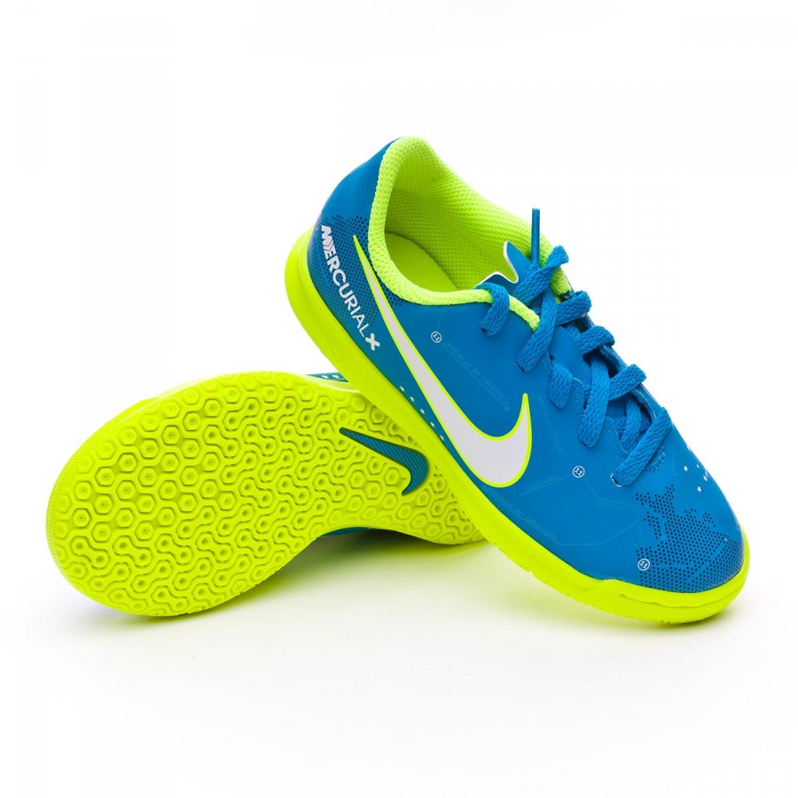 Sapatilha de Futsal Nike Jr MercurialX Vortex III IC Neymar Jr Blue  orbit-White-Armory navy - Loja de futebol Fútbol Emotion
