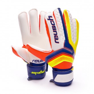 Luvas  Reusch Serathor Dazzling blue-Safety yellow