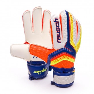 Luvas  Reusch Serathor SG Crianças Dazzling blue-Safety yellow