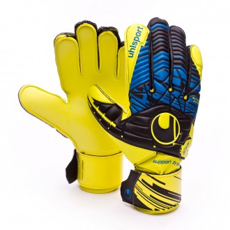 Luvas  Uhlsport Eliminator Speed Up Soft SF Lite fluor yellow-Black-Hydro blue