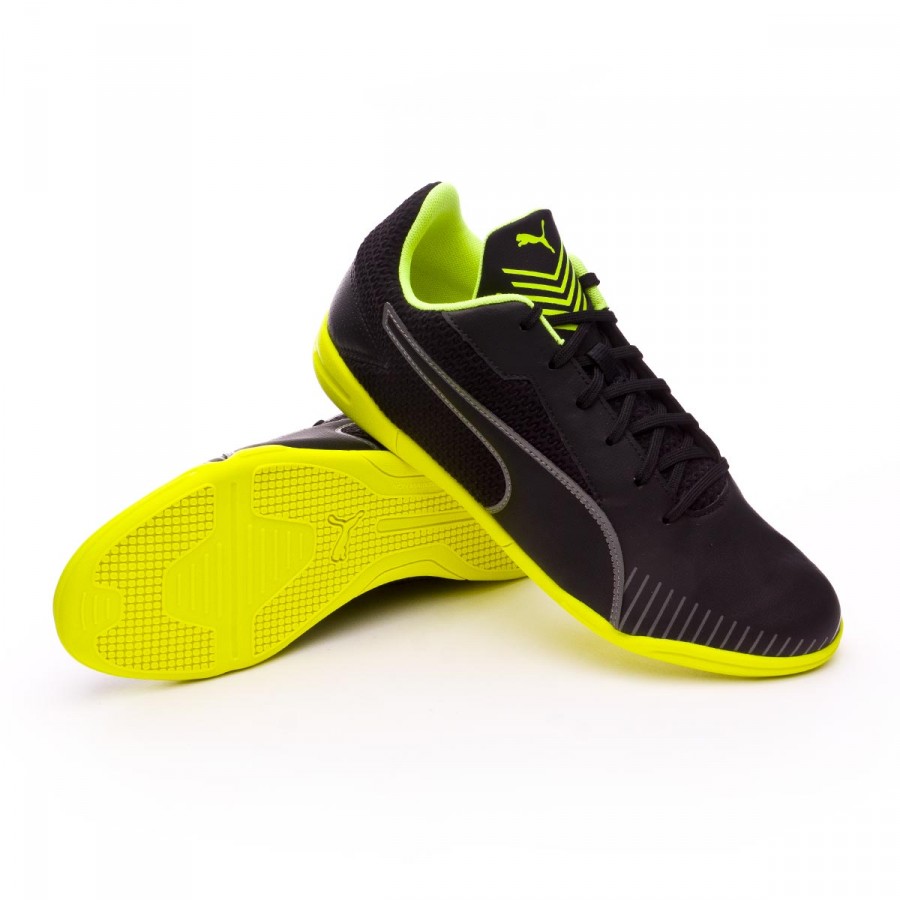 yellow puma indoor soccer shoes