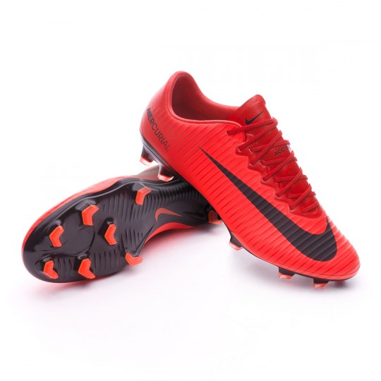 red mercurial football boots