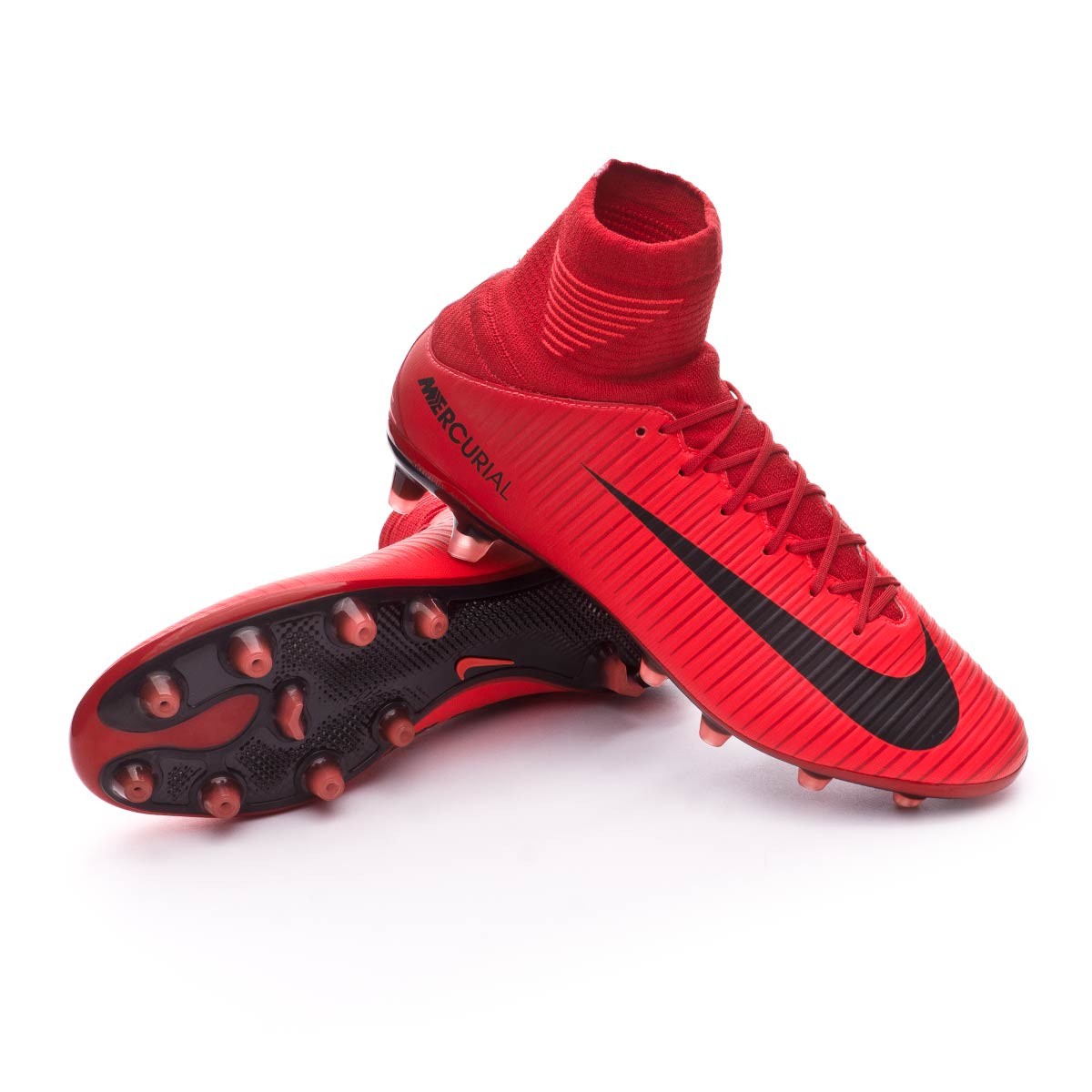 botas mercurial rojas