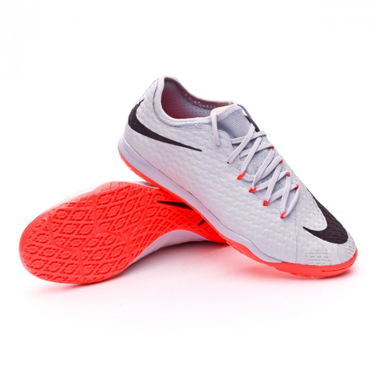 Tenis Nike HypervenomX Finale II Special Edition IC Pure  platinum-Black-Bright crimson - Tienda de fútbol Fútbol Emotion