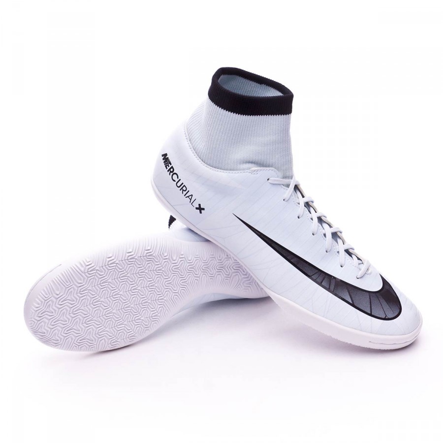Futsal Boot Nike MercurialX Victory VI CR7 DF IC Blue tint-Black-White -  Football store Fútbol Emotion