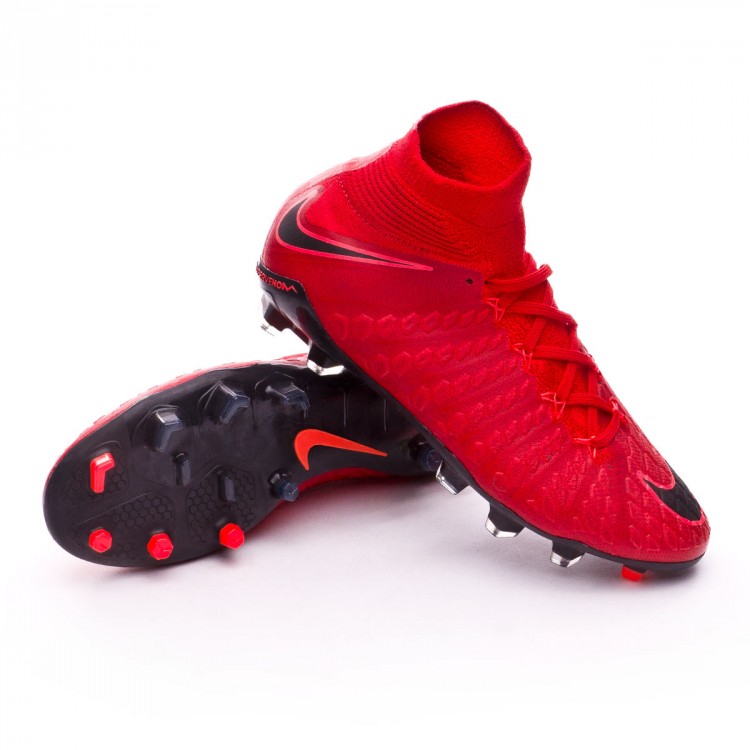nike hypervenom red and black