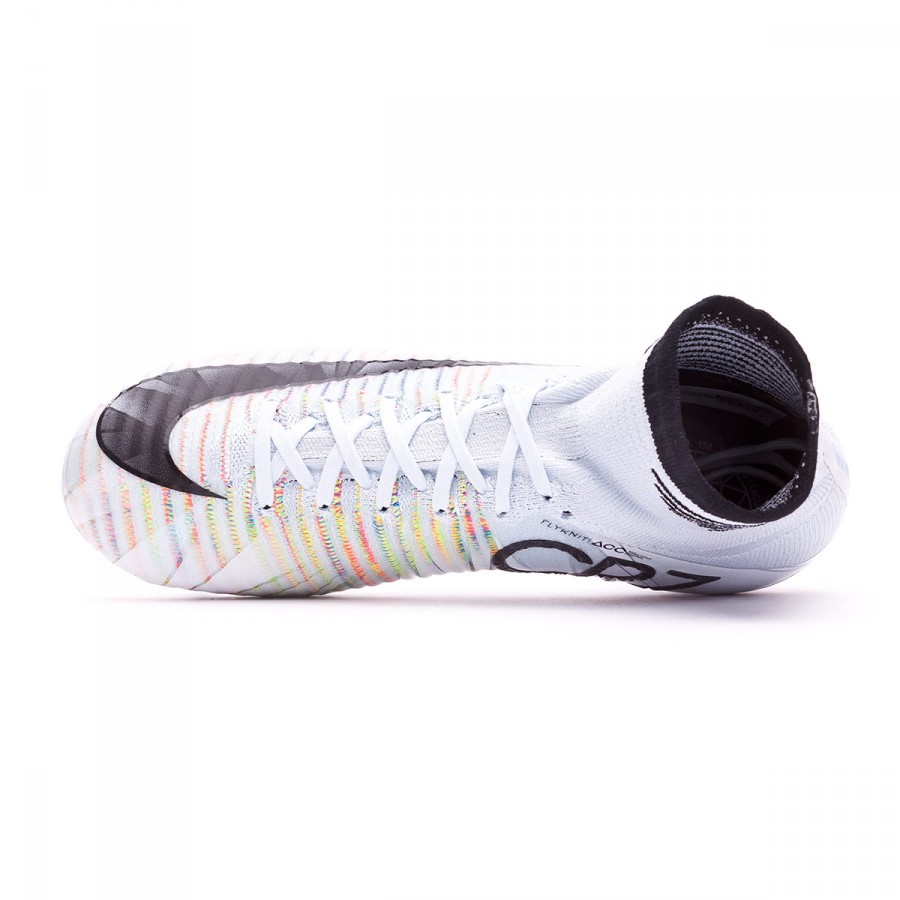 Nike Mercurial Superfly Blancos Con Calzado Negro en