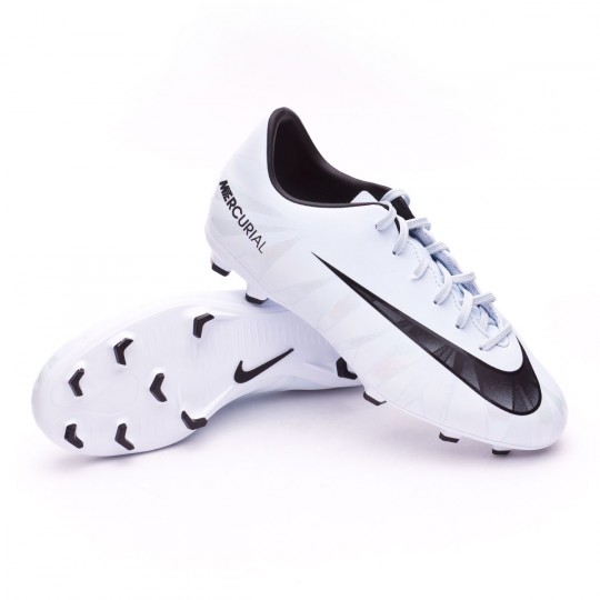 Bota de fútbol Nike Mercurial Vapor XI CR7 FG Niño Blue  tint-Black-White-Blue tint - Tienda de fútbol Fútbol Emotion